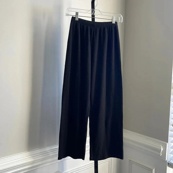 Joah Brown Pants - Joah Brown knit wide leg pants S/M